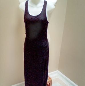 Black Lace Up Racer Back Maxi